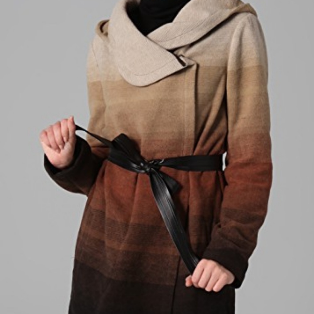 BB Dakota Zeke Ombre Hooded Coat